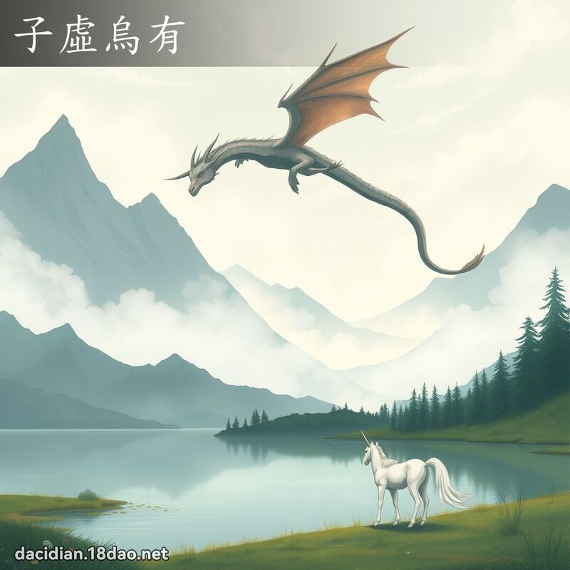 子虛烏有 - 國語大辭典配圖