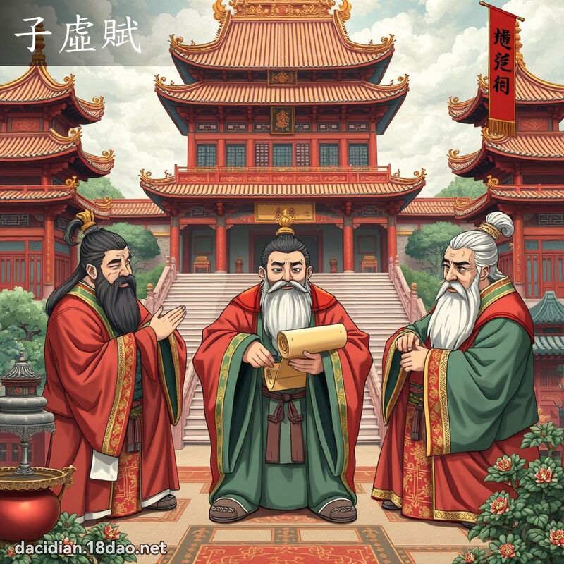 子虛賦 - 國語大辭典配圖