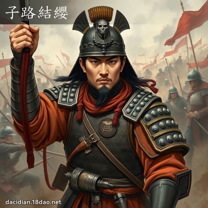 子路結纓 - 國語大辭典配圖