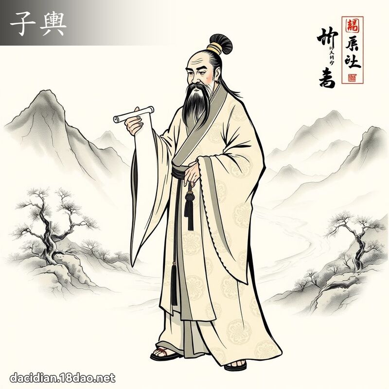子輿 - 國語大辭典配圖
