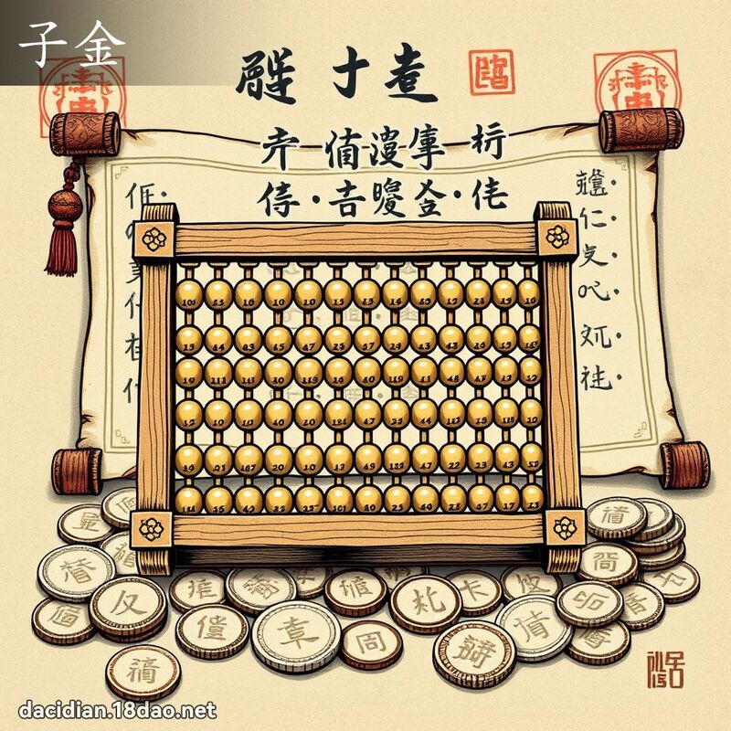 子金 - 國語大辭典配圖