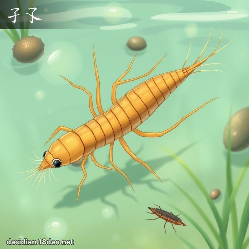 孑孓 - 國語大辭典配圖