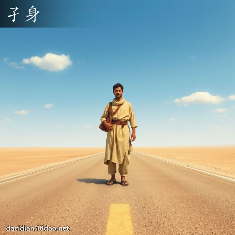孑身 - 國語大辭典配圖