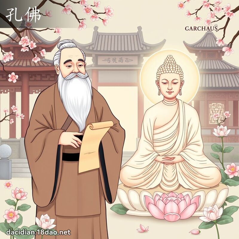 孔佛 - 國語大辭典配圖