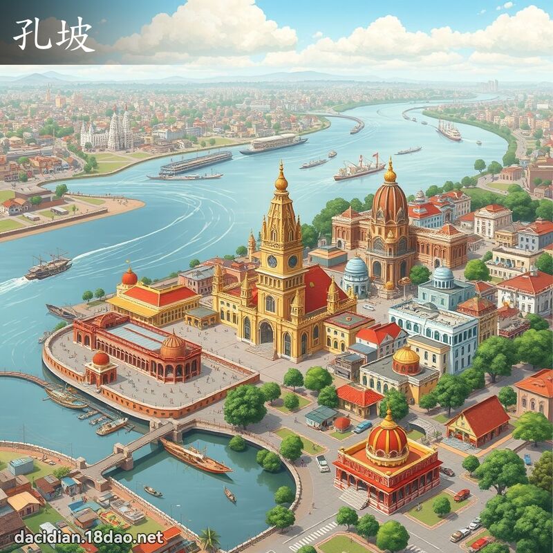 孔坡 - 國語大辭典配圖