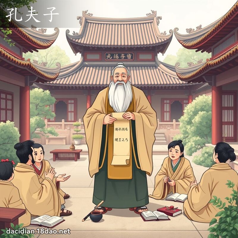 孔夫子 - 國語大辭典配圖
