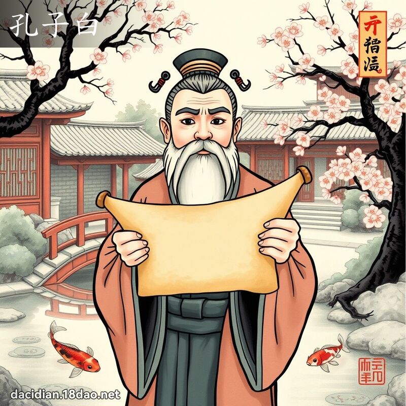 孔子白 - 国语大辞典配图