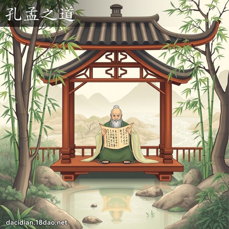 孔孟之道 - 國語大辭典配圖