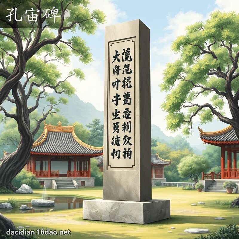 孔宙碑 - 國語大辭典配圖