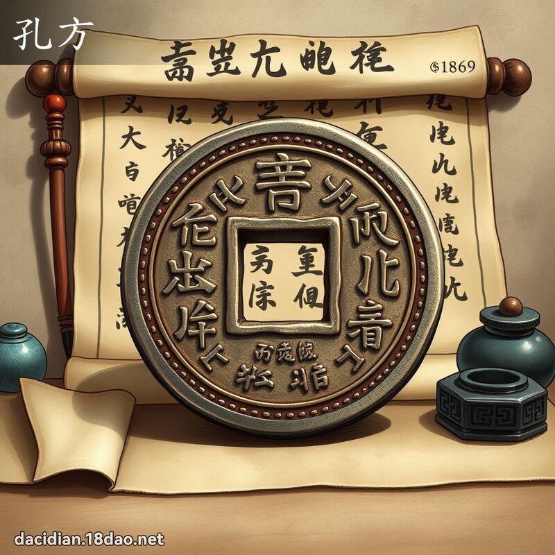 孔方 - 國語大辭典配圖