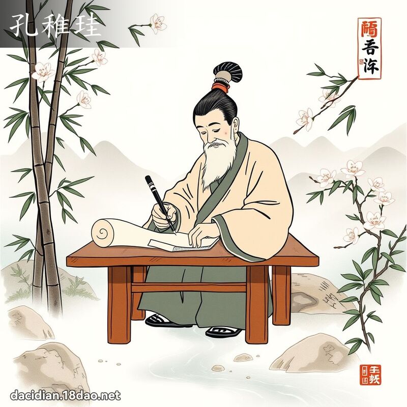 孔稚珪 - 國語大辭典配圖