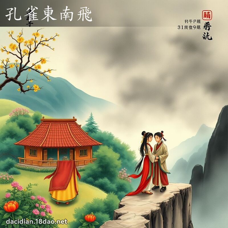 孔雀東南飛 - 國語大辭典配圖