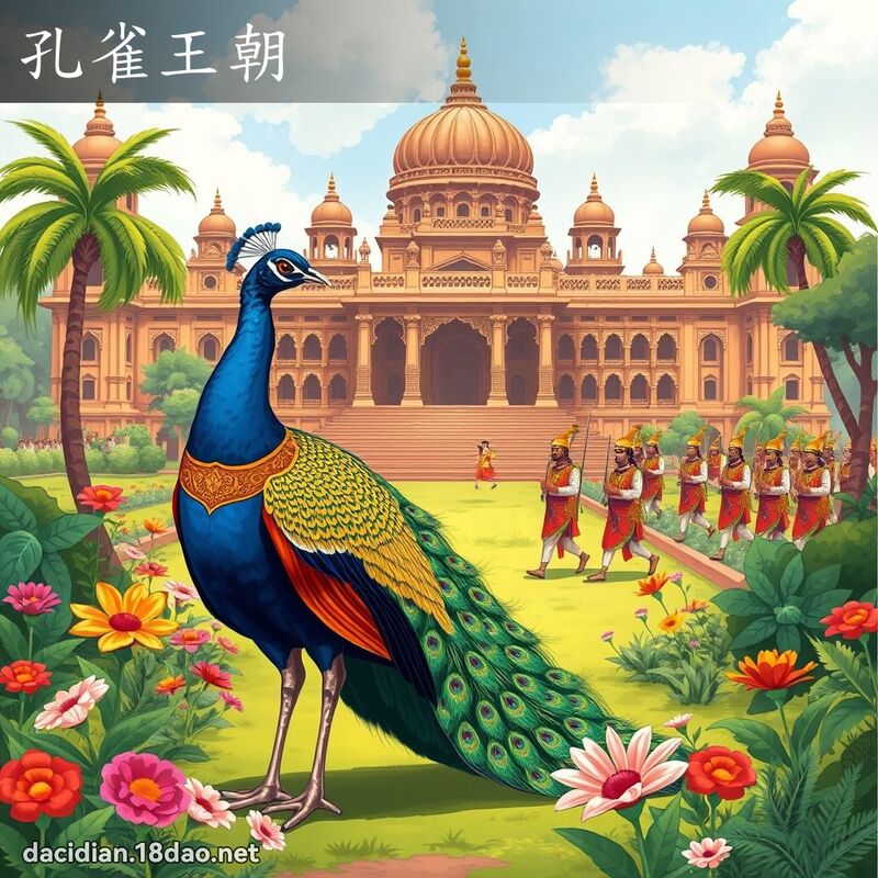 孔雀王朝 - 國語大辭典配圖