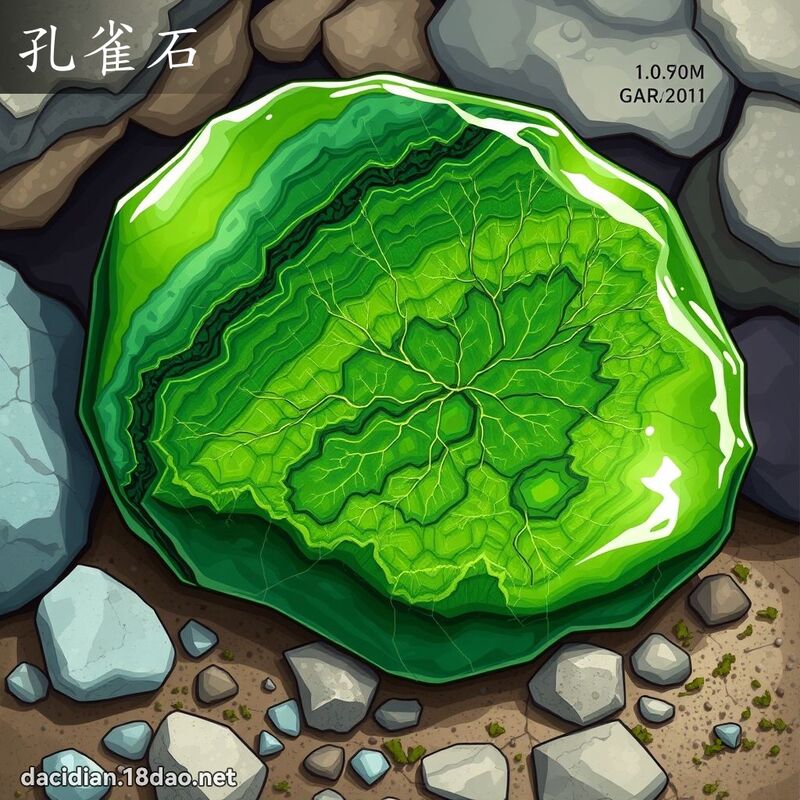 孔雀石 - 国语大辞典配图