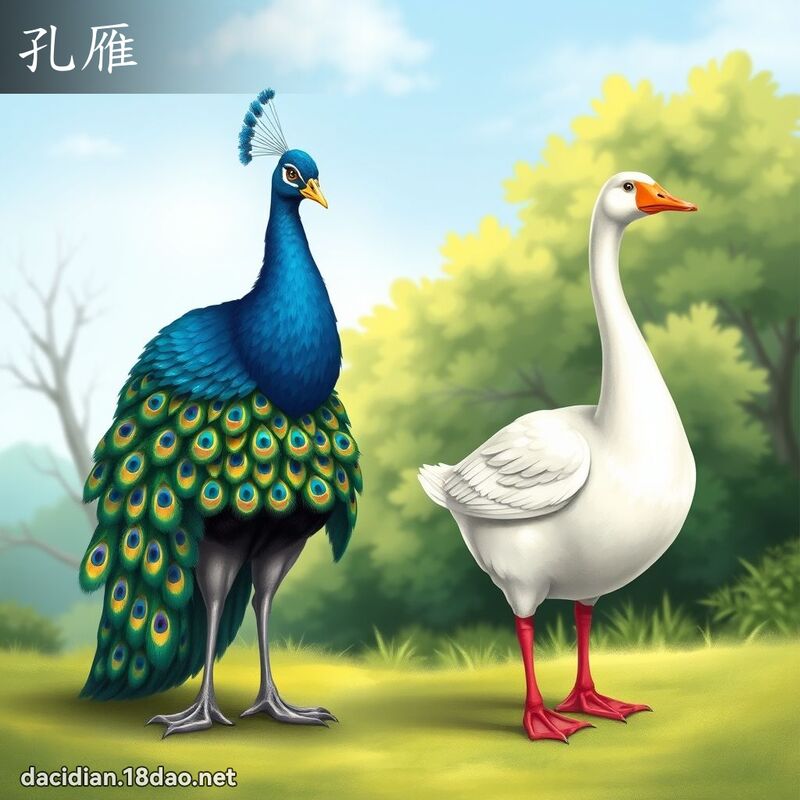 孔雁 - 国语大辞典配图