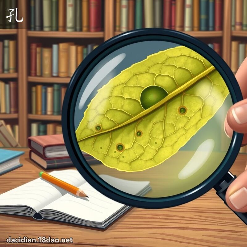 孔 - 国语大辞典配图