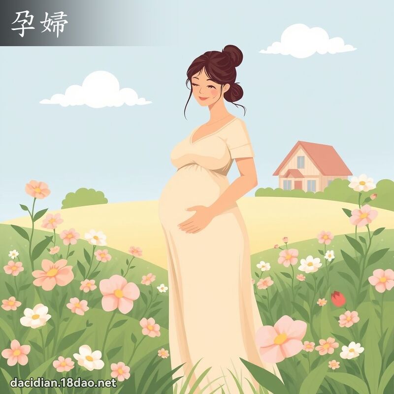 孕婦 - 國語大辭典配圖