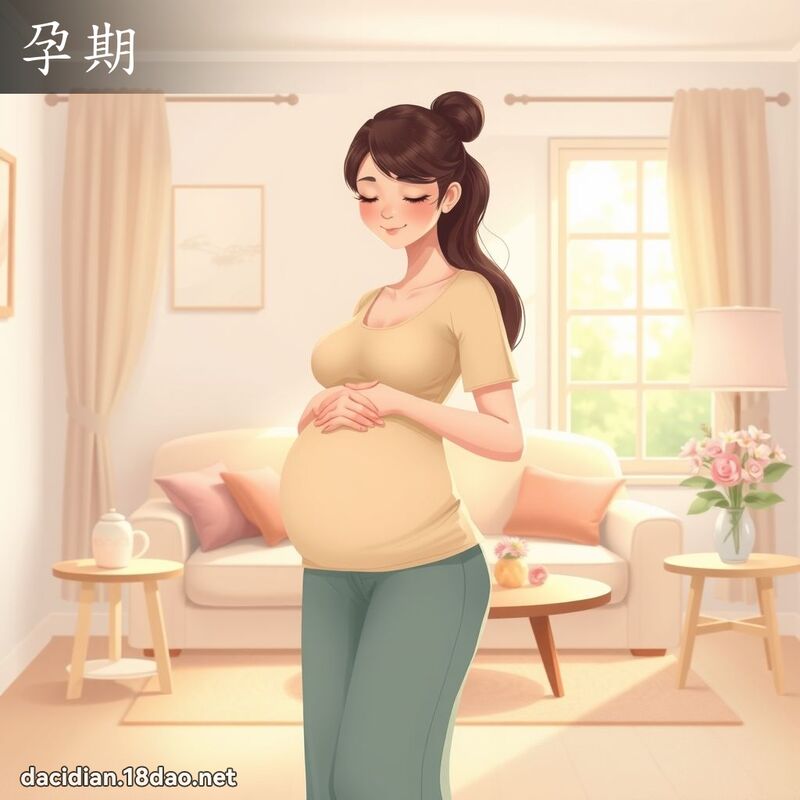 孕期 - 國語大辭典配圖