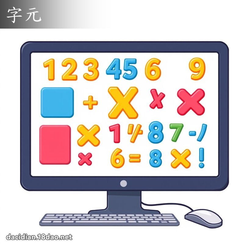 字元 - 国语大辞典配图