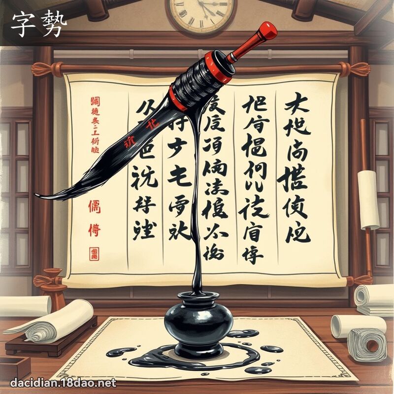 字勢 - 國語大辭典配圖