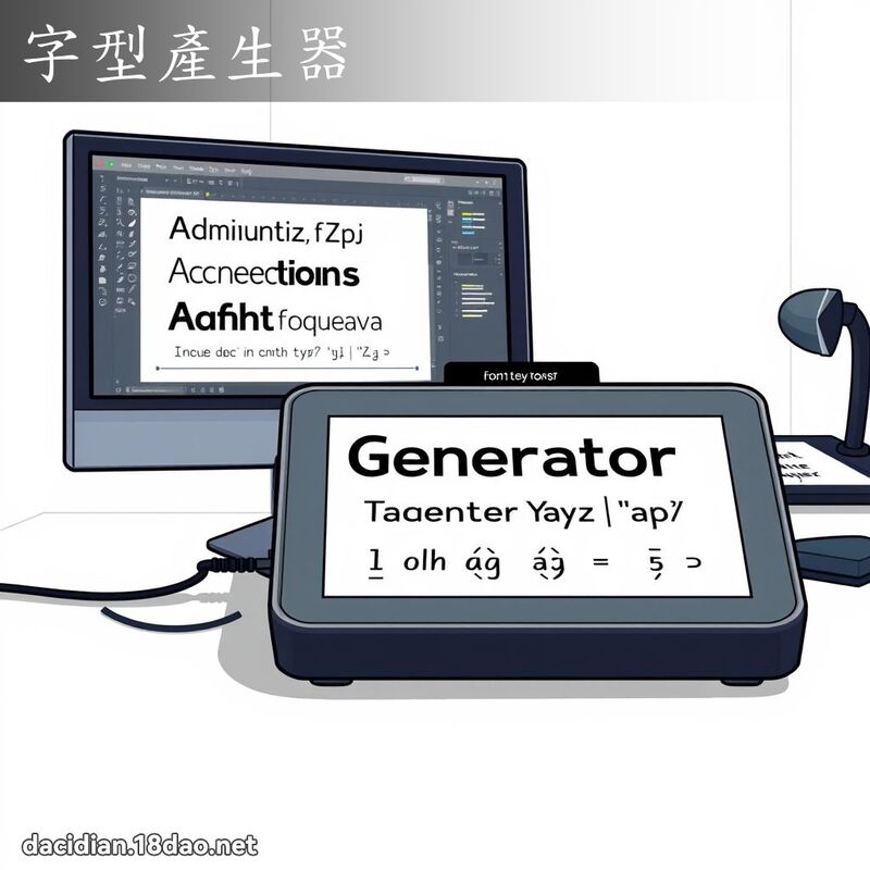字型产生器 - 国语大辞典配图
