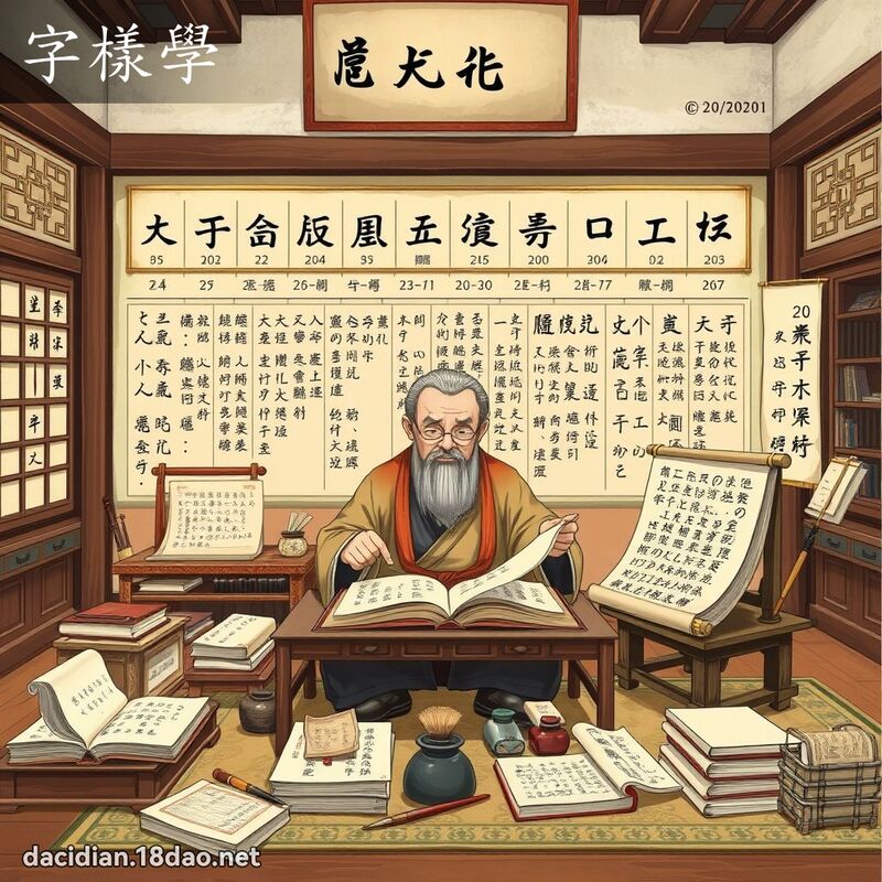 字样学 - 国语大辞典配图