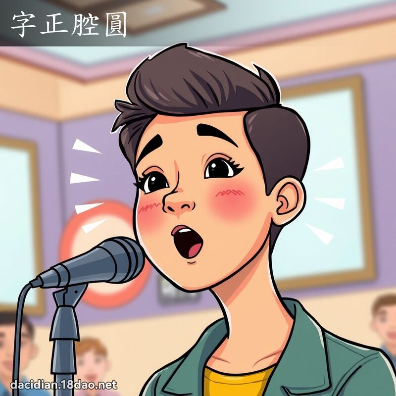 字正腔圓 - 國語大辭典配圖