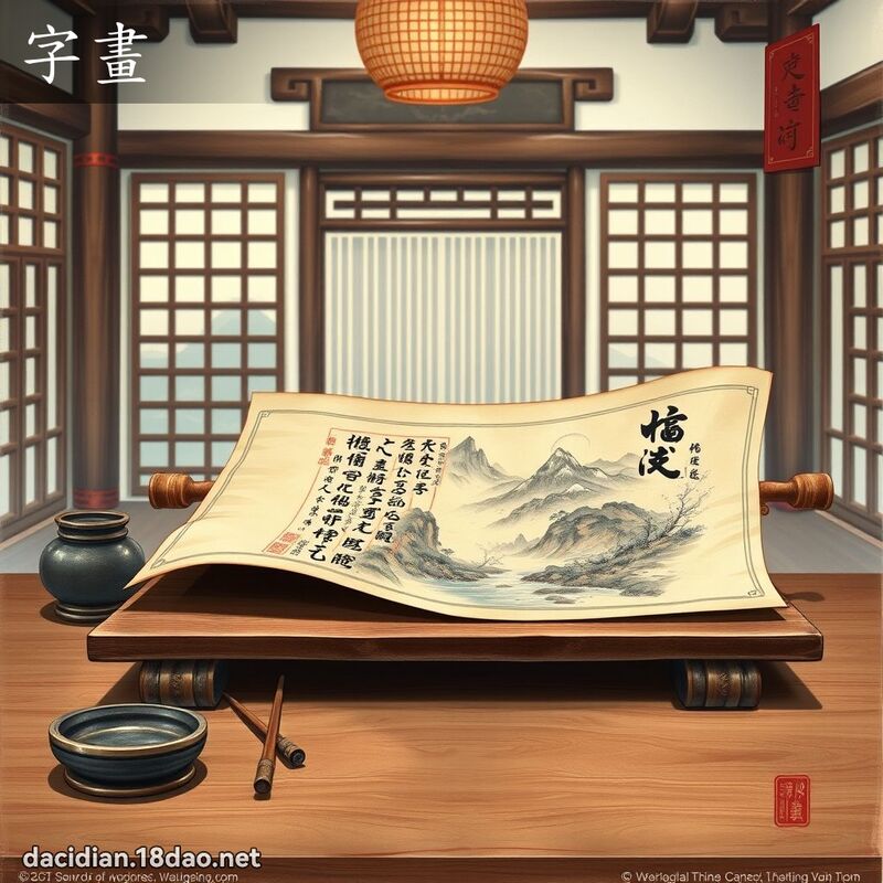 字画 - 国语大辞典配图