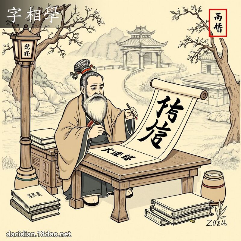 字相學 - 國語大辭典配圖