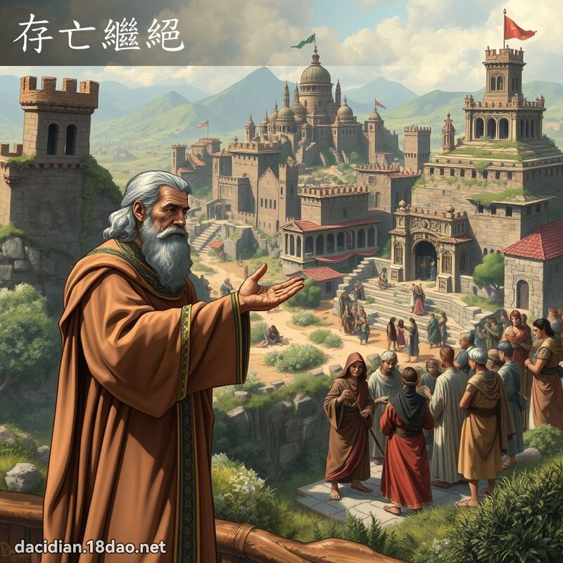 存亡继绝 - 国语大辞典配图