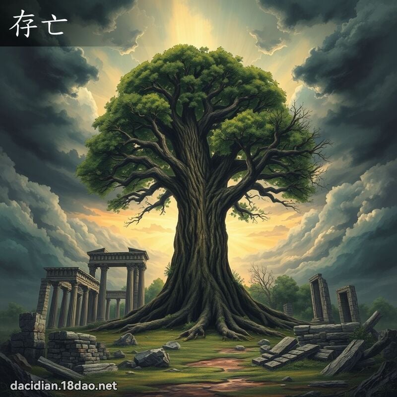 存亡 - 國語大辭典配圖