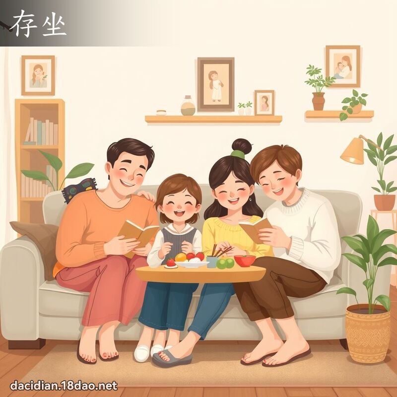 存坐 - 國語大辭典配圖