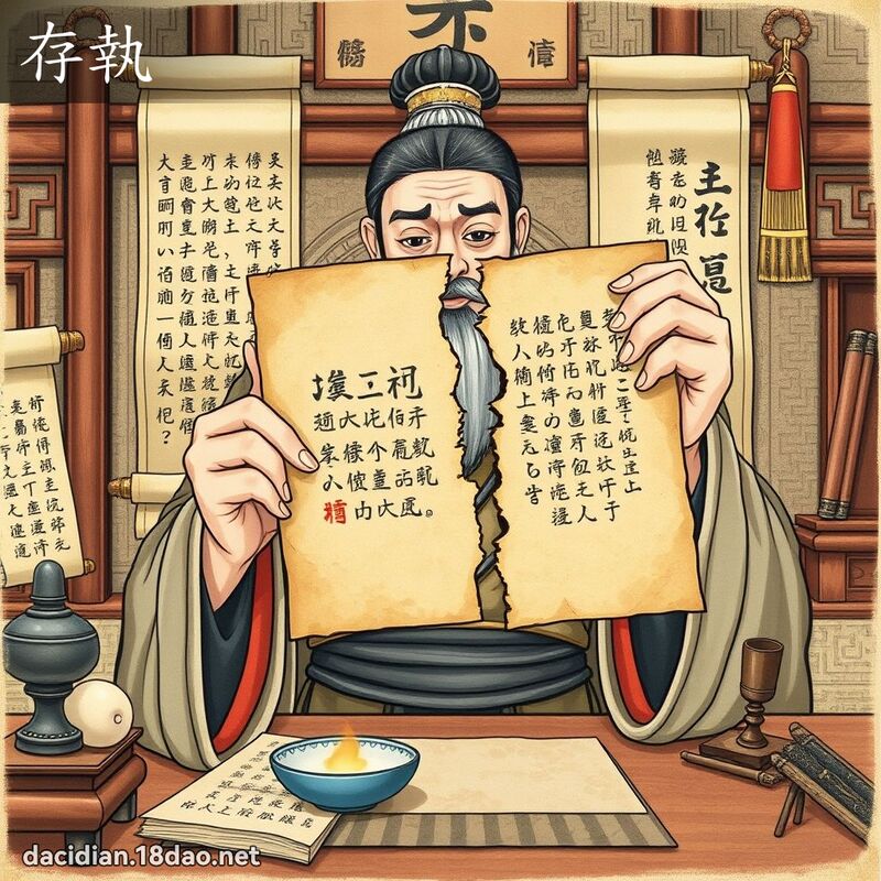 存執 - 國語大辭典配圖