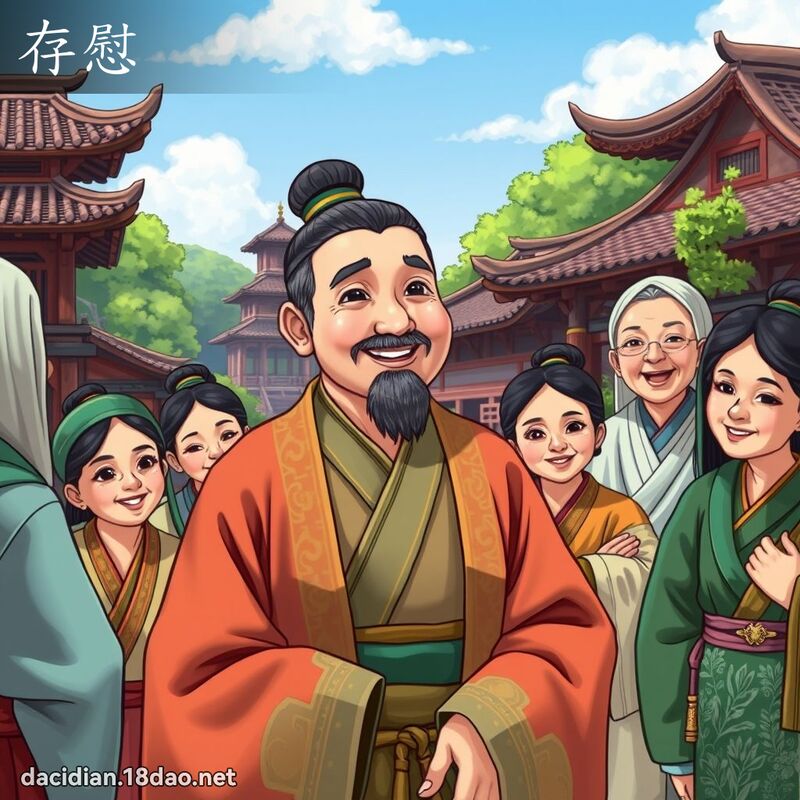 存慰 - 国语大辞典配图