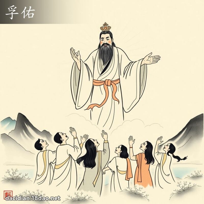 孚佑 - 国语大辞典配图