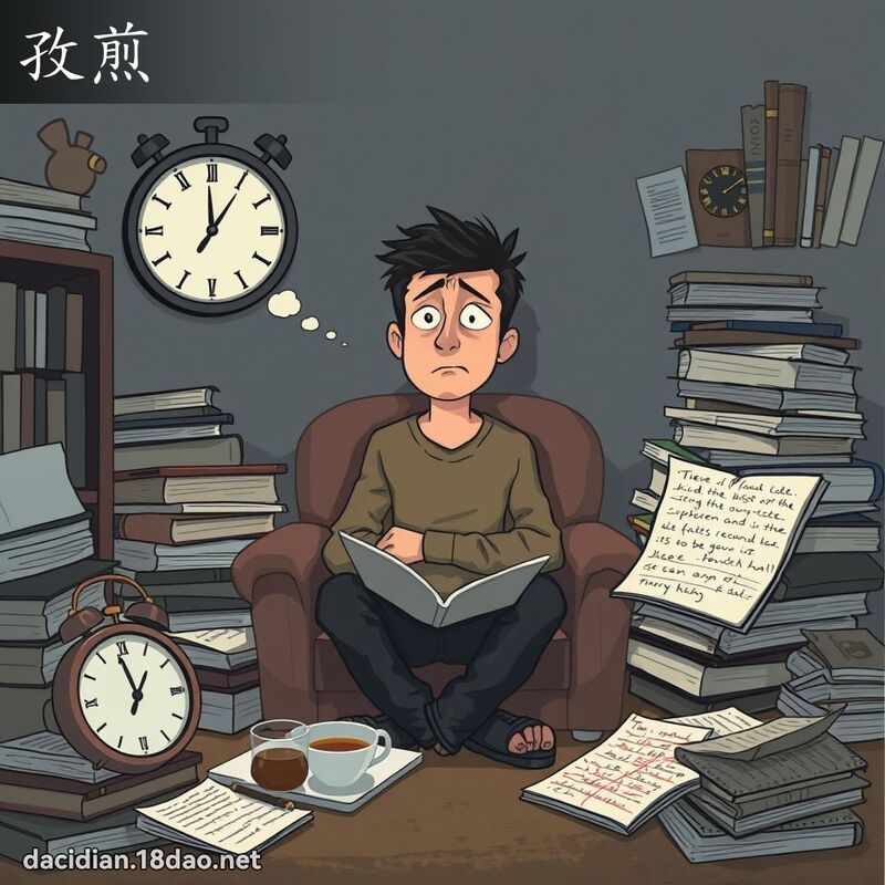 孜煎 - 國語大辭典配圖