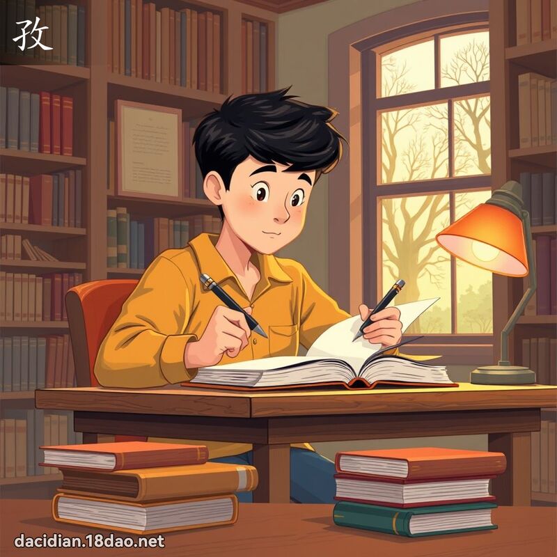 孜 - 国语大辞典配图