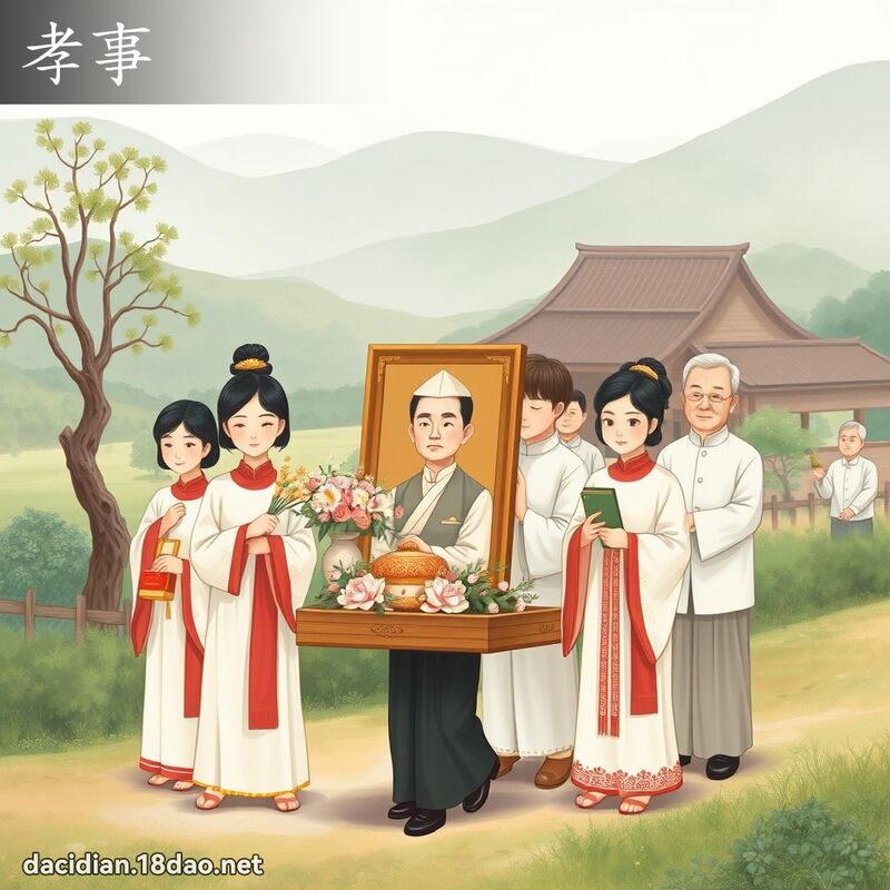 孝事 - 国语大辞典配图
