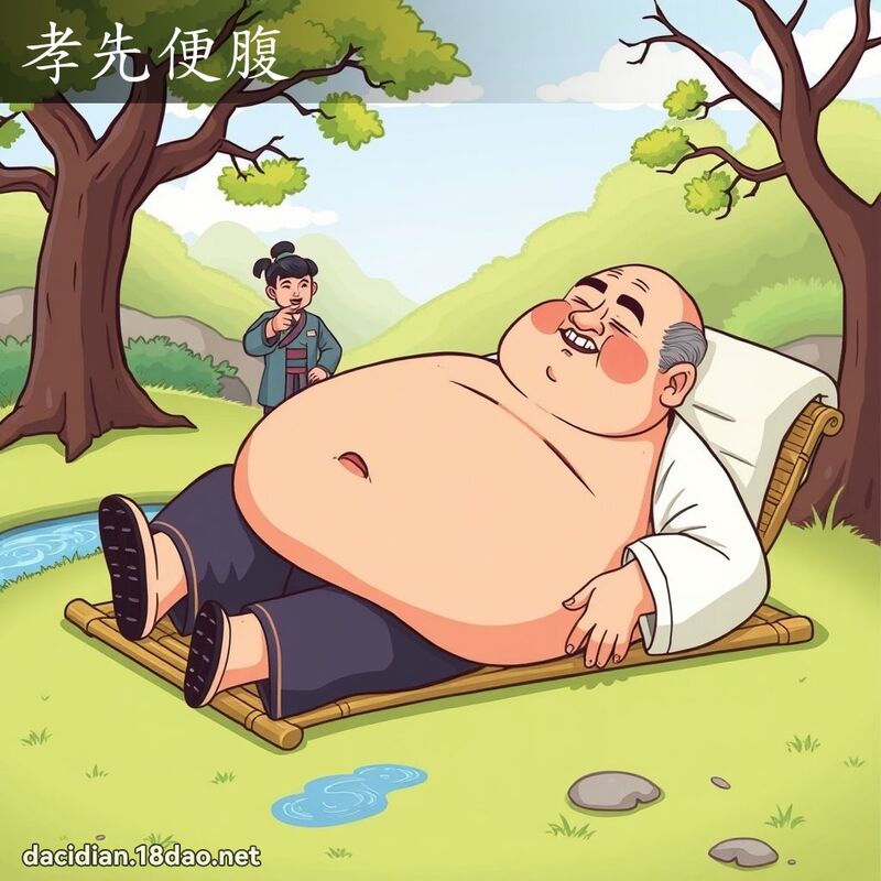 孝先便腹 - 國語大辭典配圖