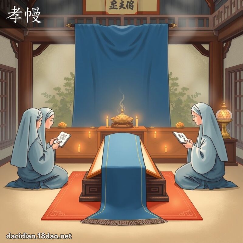 孝幔 - 国语大辞典配图