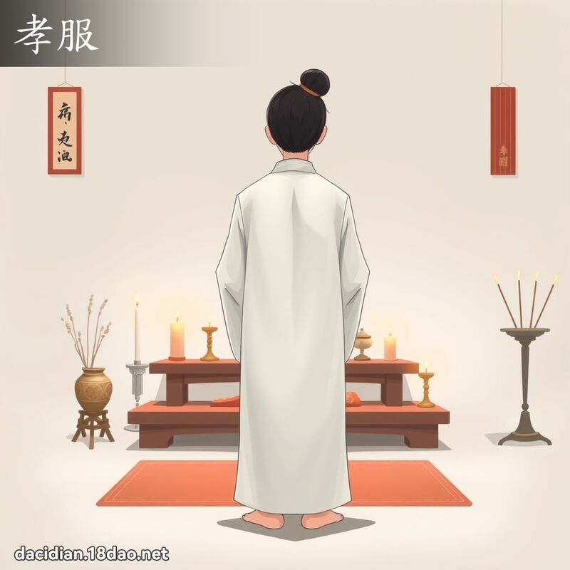 孝服 - 国语大辞典配图