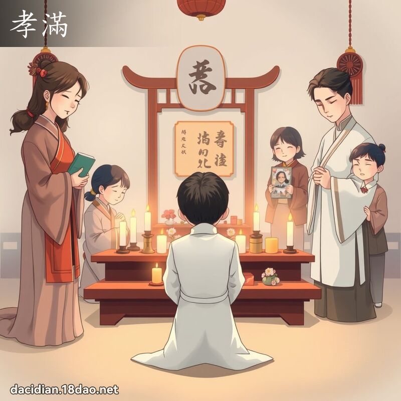 孝满 - 国语大辞典配图