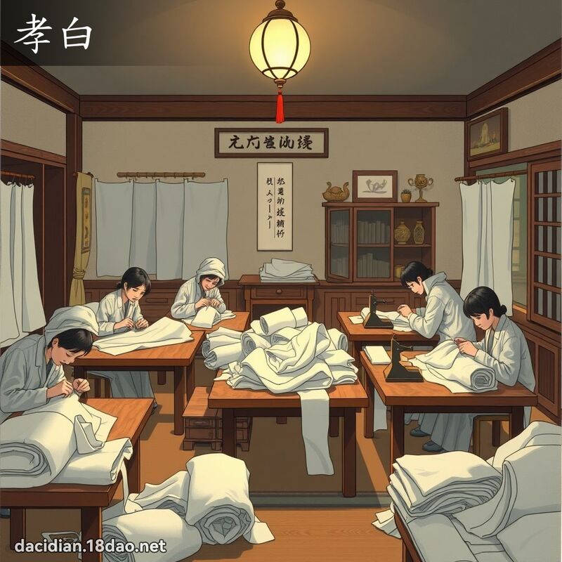 孝白 - 国语大辞典配图
