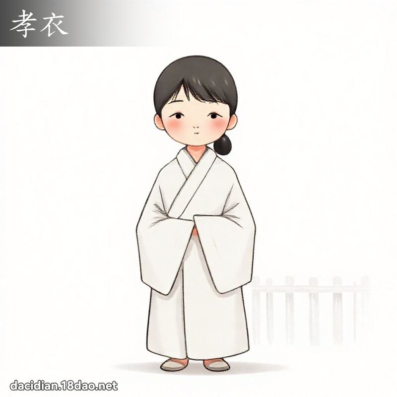 孝衣 - 國語大辭典配圖