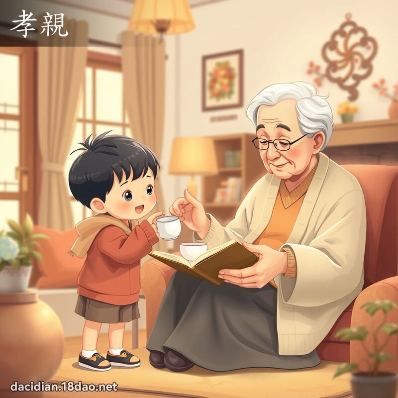 孝亲 - 国语大辞典配图