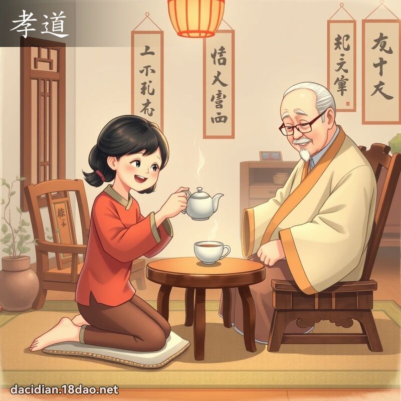 孝道 - 國語大辭典配圖