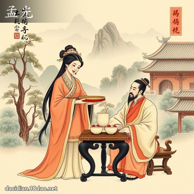 孟光 - 國語大辭典配圖