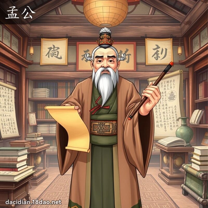 孟公 - 國語大辭典配圖