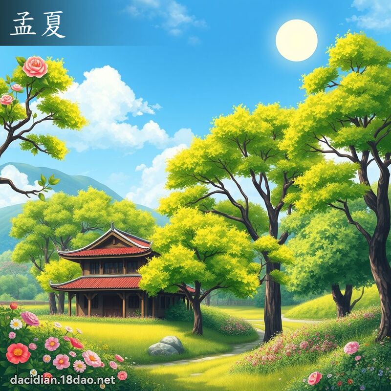 孟夏 - 國語大辭典配圖