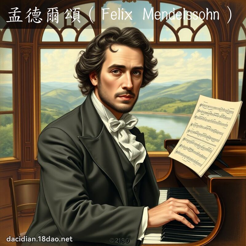 孟德爾頌（Felix Mendelssohn） - 國語大辭典配圖